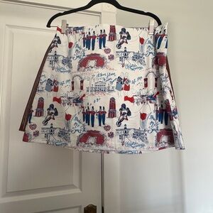 Stylish Graphic Print Mini Skirt